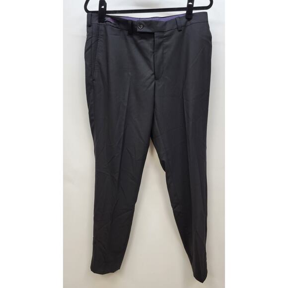 Ted Baker London Mens Black Jefferson Dress Pants 33R - Picture 5 of 10